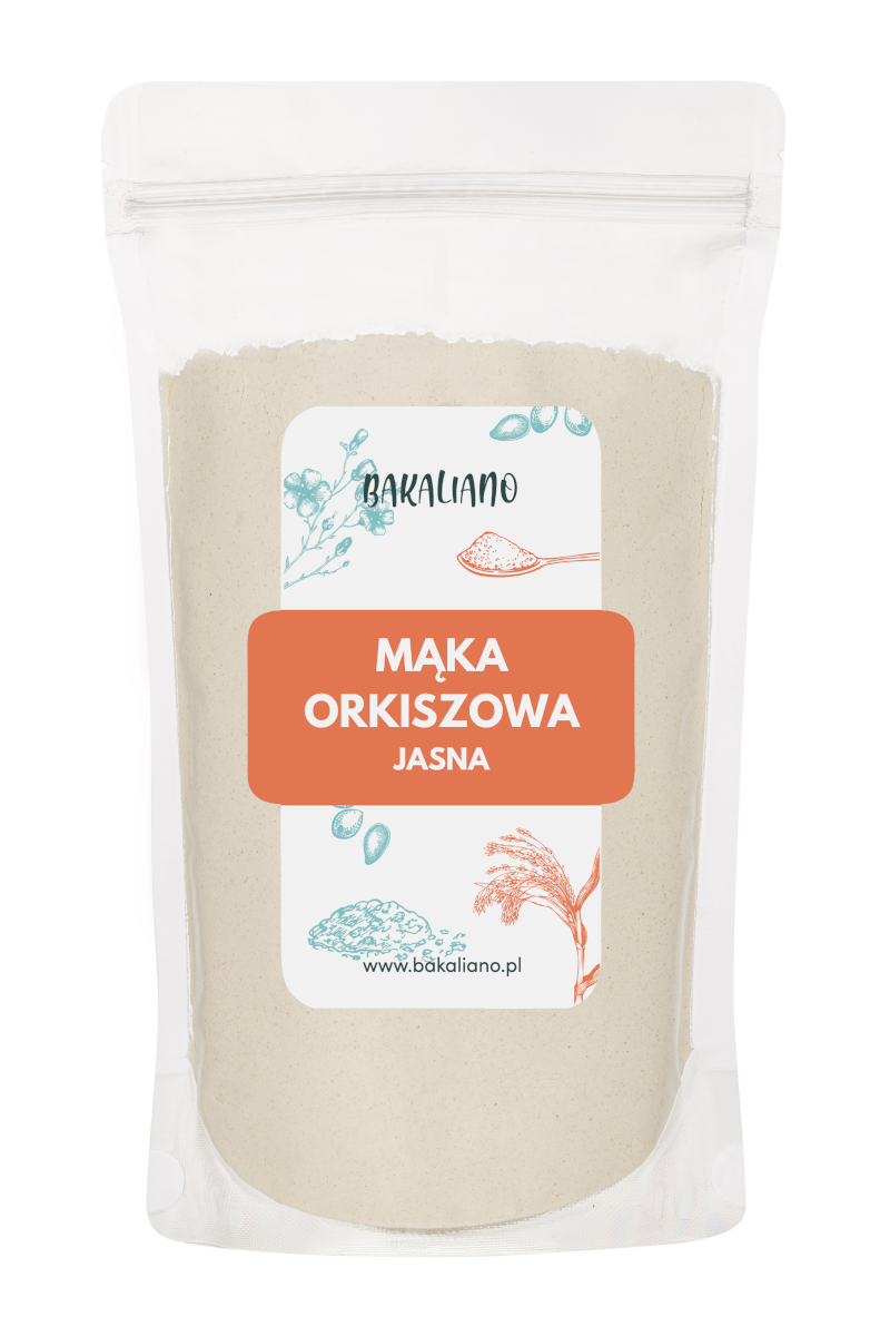 Mąka orkiszowa jasna 1000g,