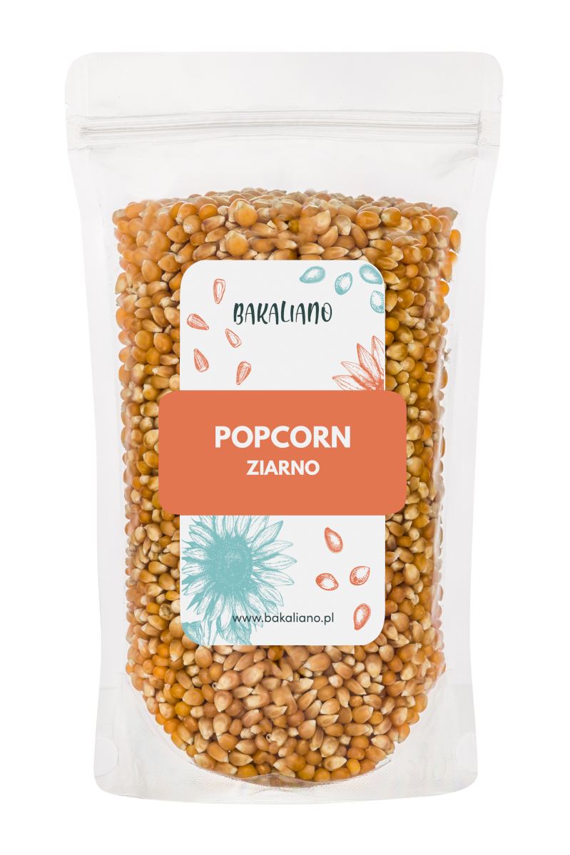 Popcorn ziarno 1000g,