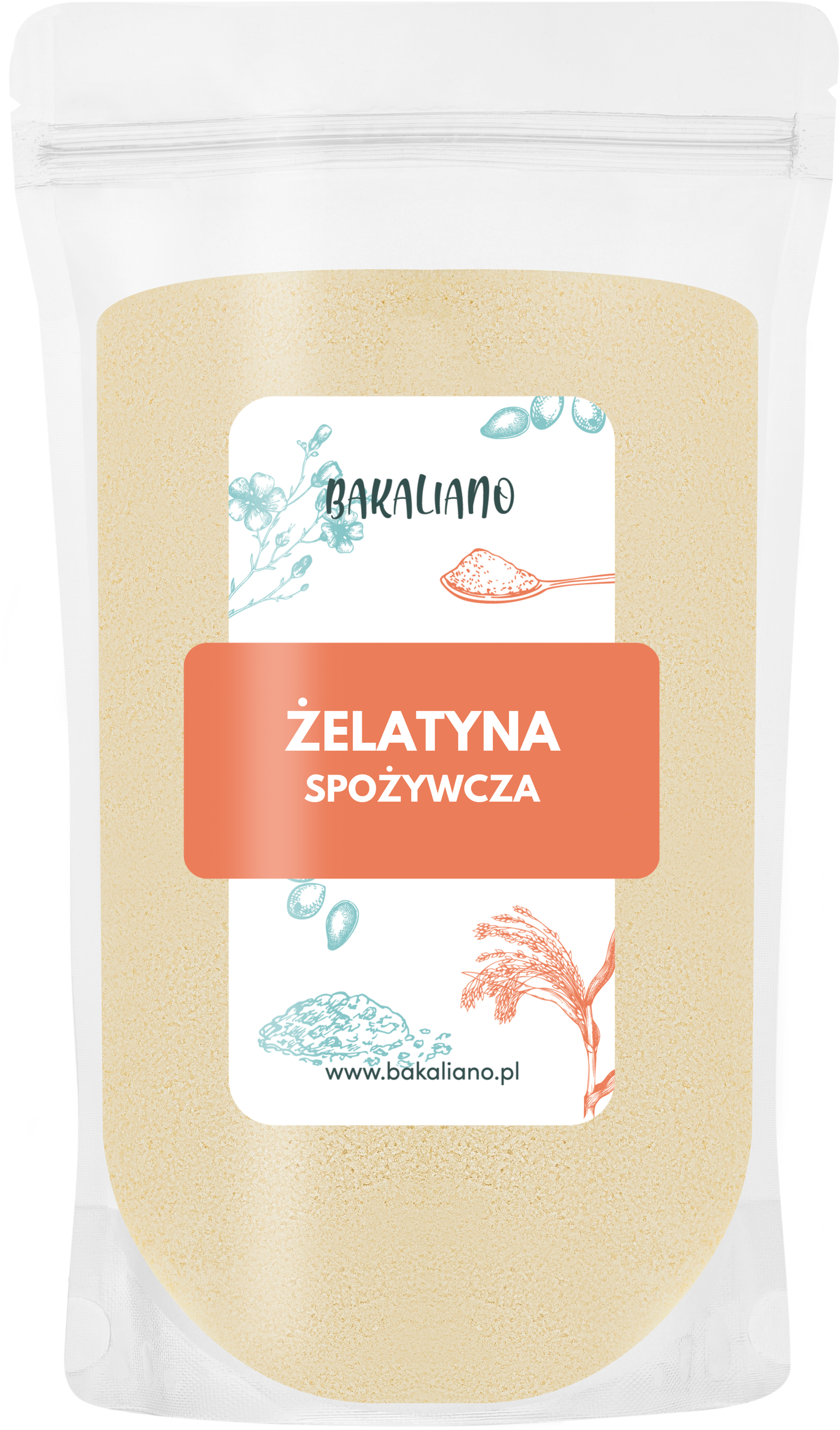 Żelatyna spożywcza 180 Bloom 1000g